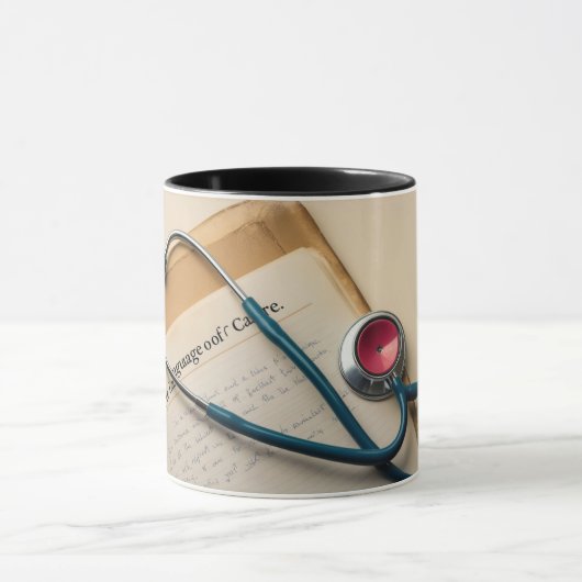 Gift van mededogen: Mok "De taal van de zorg" (Midden)