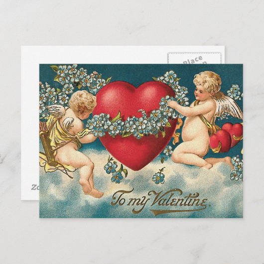 Gift van mijn hart briefkaart (Voorkant / Achterkant)