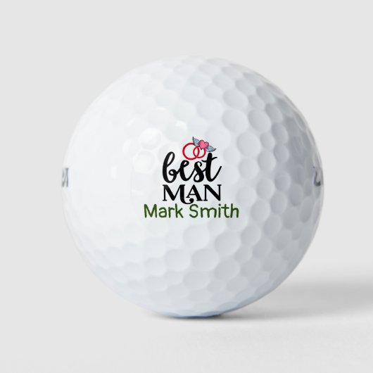 Gift voor beste weddenschappen golfballen (Voorkant)