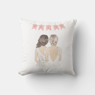 Gift voor bruid kussen