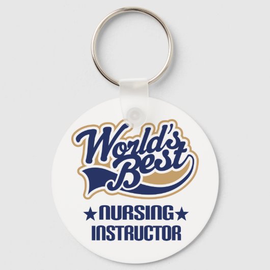Gift voor verpleeginstructeur sleutelhanger (Voorkant)