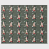 Gift Wrap - Antiek kerstsieraad Cadeaupapier (Vlak)