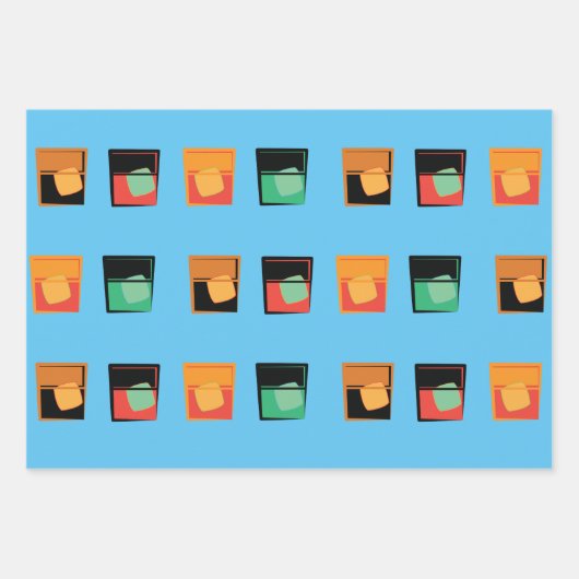 Gift Wrap - Bourbon Aficionado 3 Design Inpakpapier Vel (Voorkant 3)