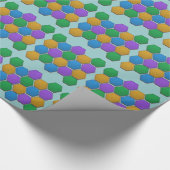 Gift Wrap - Colorful Hexagons Cadeaupapier (Hoek)