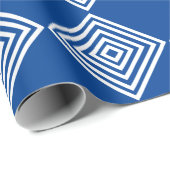 Gift Wrap - Concentric White Diamond Shapes Cadeaupapier (Rol Hoek)