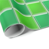 Gift Wrap - de Tegels van glas in Groen Cadeaupapier (Rol Hoek)