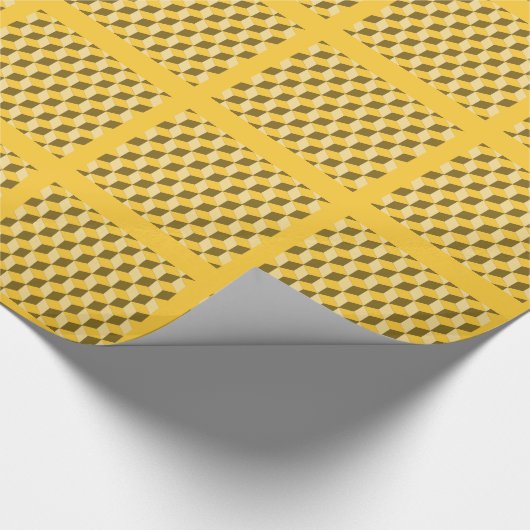 Gift Wrap - flarden van Drie Dimensionele Blokken Cadeaupapier (Hoek)