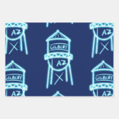 Gift wrap Gilbert Water Tower Inpakpapier Vel (Voorkant 3)