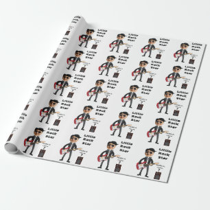Gift Wrap Kinderen Guitar Birthday Cadeaupapier