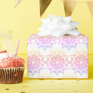 Gift Wrap - Mandala Overzicht in de Kleuren van he Cadeaupapier