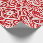 Gift Wrap Roll Candy Canes Cadeaupapier (Hoek)