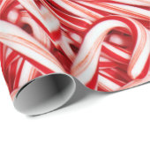 Gift Wrap Roll Candy Canes Cadeaupapier (Rol Hoek)