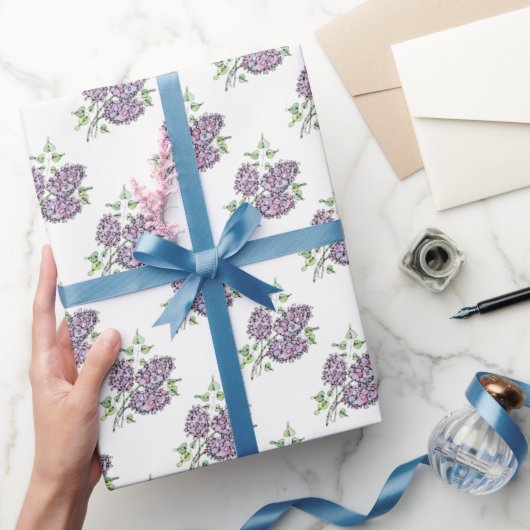 Gift Wrap Roll - NGA Waterverf Lilacs Cadeaupapier (Geschenken)