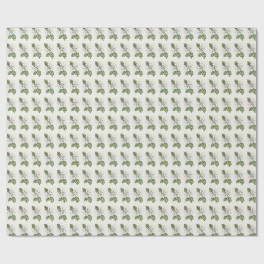Gift Wrap Roll - NGA Waterverf White Gardenia Cadeaupapier (Vlak)