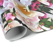 Gift Wrap Roll Pioenrozen Cadeaupapier (Rol Hoek)