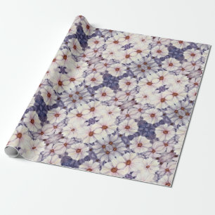 Gift Wrap Roll Witte Afrikaanse madeliefjes Cadeaupapier