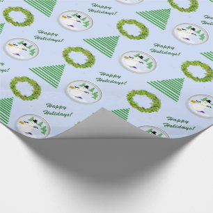 Gift Wrap - Snowglobe, Boom, Wreater, Happy Holida Cadeaupapier