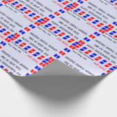 Gift Wrap van de Postarbeider in ruste Cadeaupapier (Hoek)