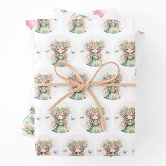 Gift Wrap van para en vlinder Inpakpapier Vel