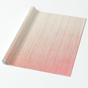 GIFT WRAPPING FADED RED STRIPES CADEAUPAPIER