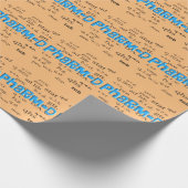 Gift Wrapping Paper Abbrevitions Orang Cadeaupapier (Hoek)