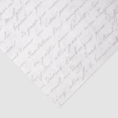 Gift Wrapping Tissue Paper  Frans script Tissuepapier (Detail)