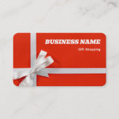 Gift Wrapping Visitekaartje (Voorkant)