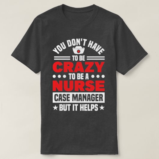 gift zorgcoördinator verpleegkundige Hoesje zorgve T-shirt (Design voorkant)