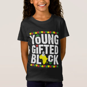 Gifted Young Black Dashiki African Pride History M T-shirt