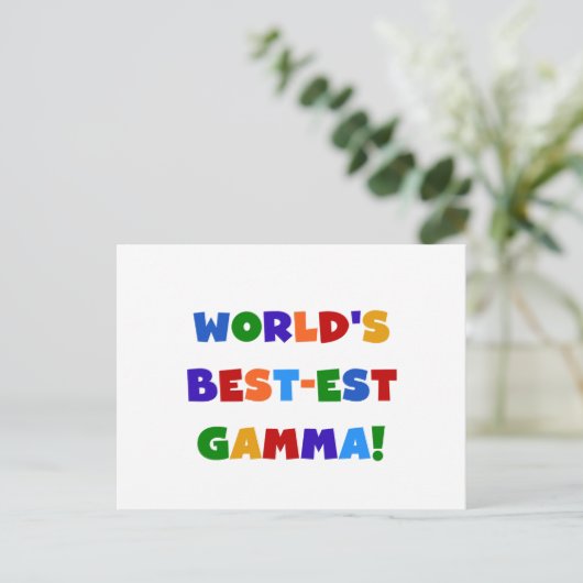 Giften van de Kleuren van de Gamma's van het Briefkaart (Staand voorkant)