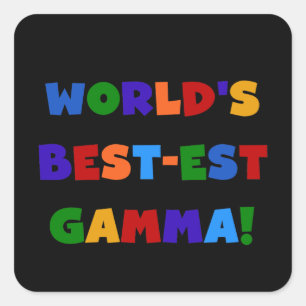 Giften van de Kleuren van de Gamma's van het Vierkante Sticker