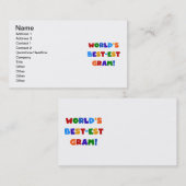 Giften van de Kleuren van het Gram van het Visitekaartje (Voorkant / Achterkant)