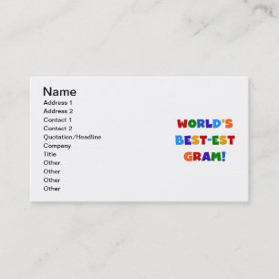 Giften van de Kleuren van het Gram van het Visitekaartje