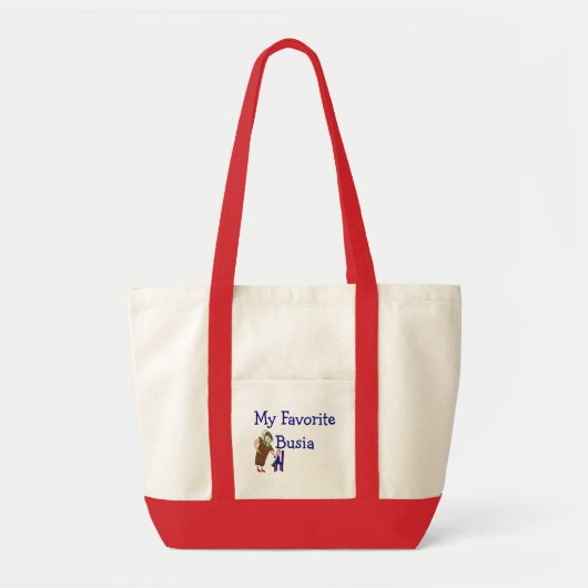 Giften van de Poolse grootmoeder "Mijn favoriete b Tote Bag (Voorkant)