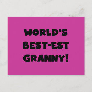 Giften van de T-shirts van de Tekst van de Oma van Briefkaart