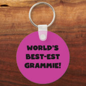 Giften van Grammie van het best-est-Beste van de Sleutelhanger (Voorkant)