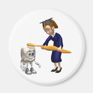 Giften van tandheelkundig Afstuderen of tandheelku Magneet