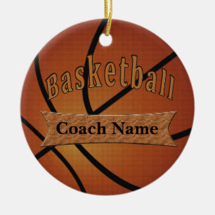 Giften voor Basketball Coach Ideeën Keramisch Ornament