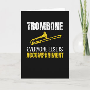Giften voor de Speler van de Trombone  Trombonist  Kaart