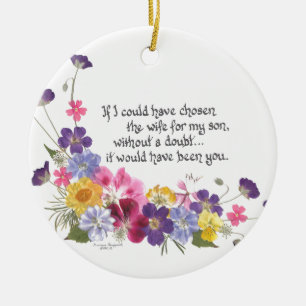 Giften voor dochter-inLaw Keramisch Ornament