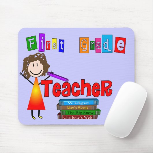 Giften voor eerste graad leraar muismat (Met muis)