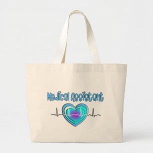 Giften voor medische assistenten grote tote bag