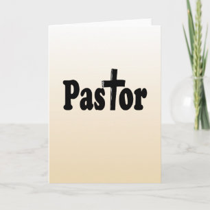 Giften voor pastor kaart