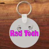 Giften voor radiologietechnicus "Rad Tech" Sleutelhanger (Voorkant)