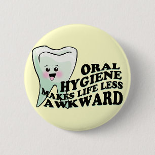 Giften voor tandheelkundig en tandheelkundig gebru ronde button 5,7 cm