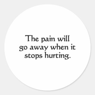 Giften voor verpleegkundigen en patiënten ronde sticker