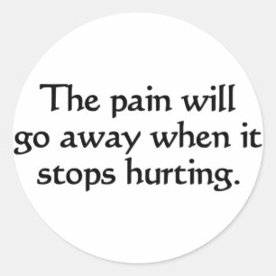 Giften voor verpleegkundigen en patiënten ronde sticker