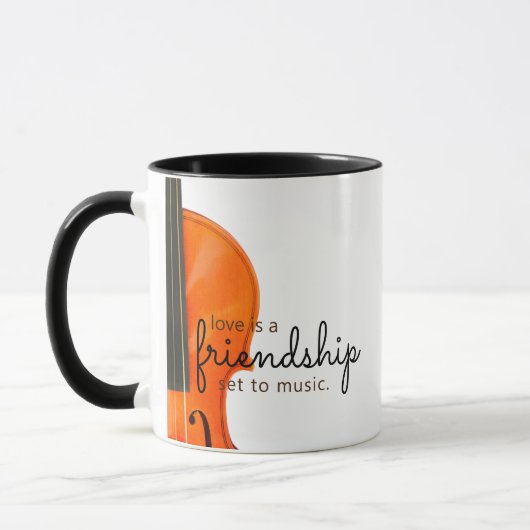 Giften voor Violin Players - Love Violin Mok (Links)