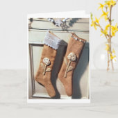 GIFTEN ZIJN GEWRAPPEN/TREE IS GEREMD MERRY CHRISTM KAART (Gele Bloem)