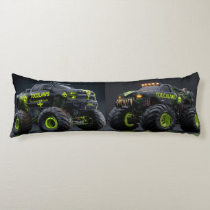 Giftige Bio-Pantser Monstertruck - Neon Groen Cybe Lichaamskussen